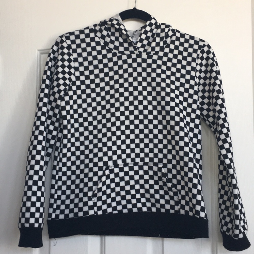 full tilt checkered hoodie🖤